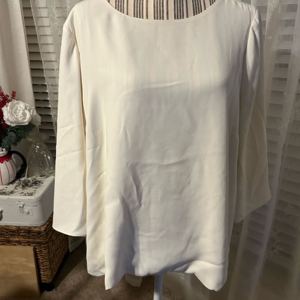 Talbots Cream Women's Blouse